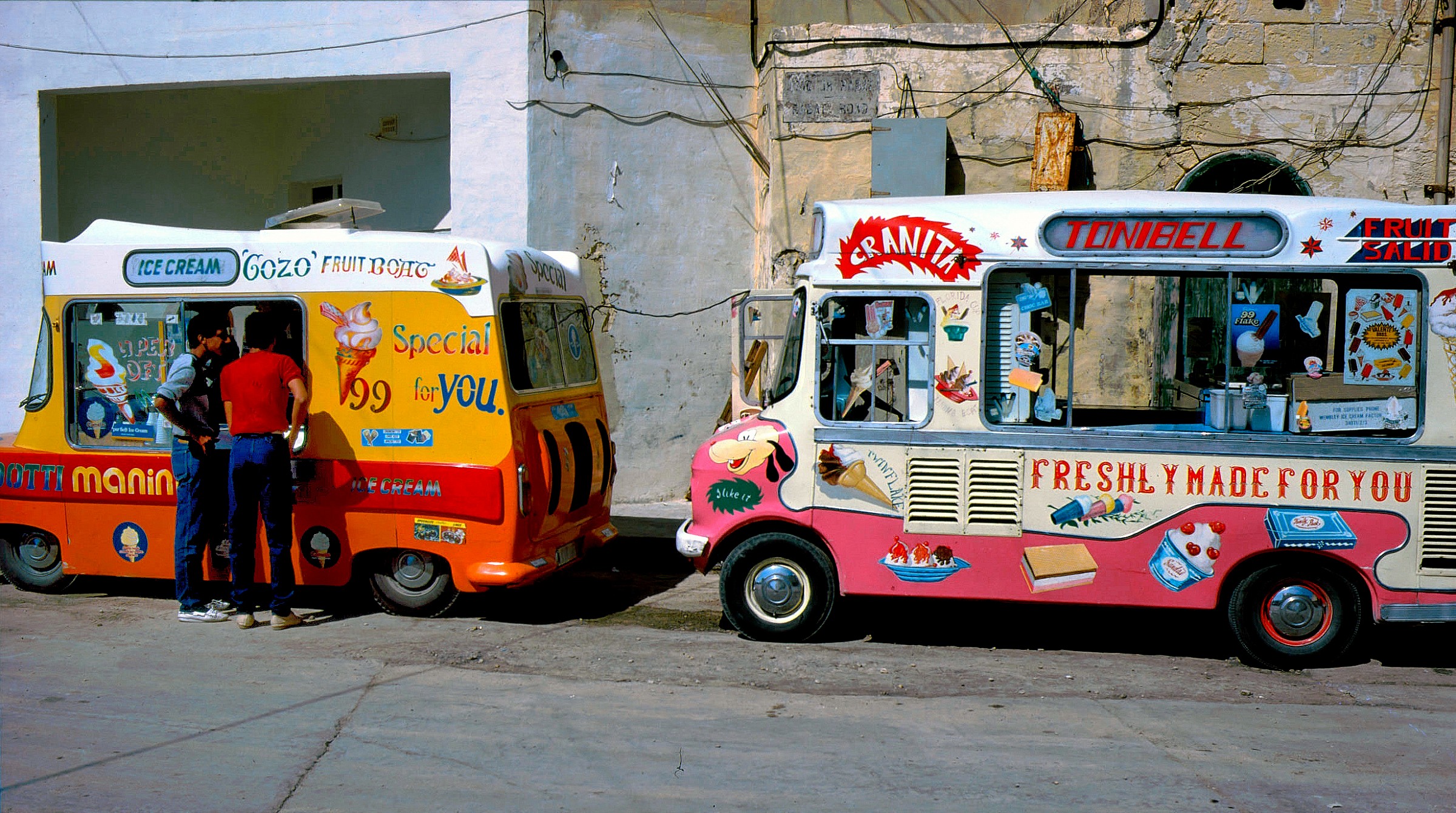 Gelati a Gozo (Malta) - 1984