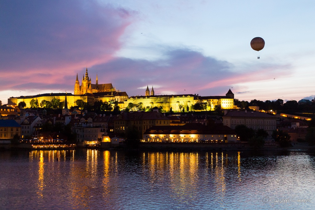 Sunset on Prague