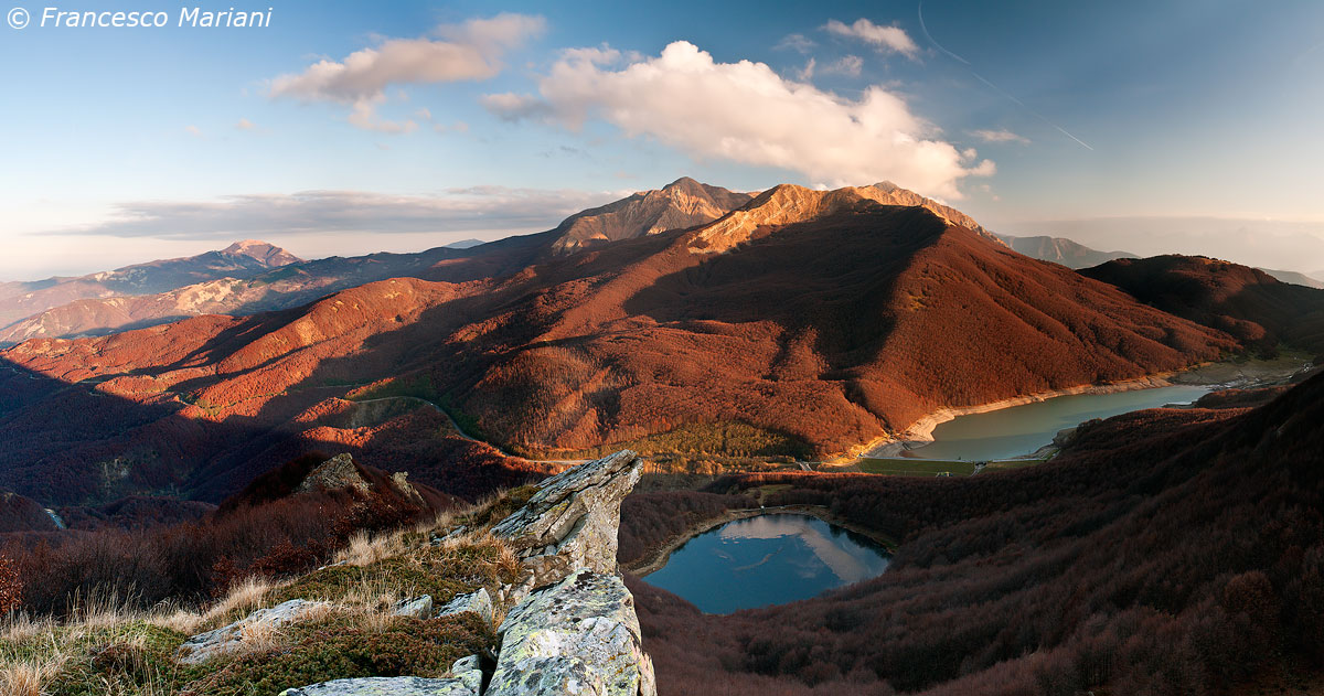 Panoramica Appennino dal parco dei 100 laghi