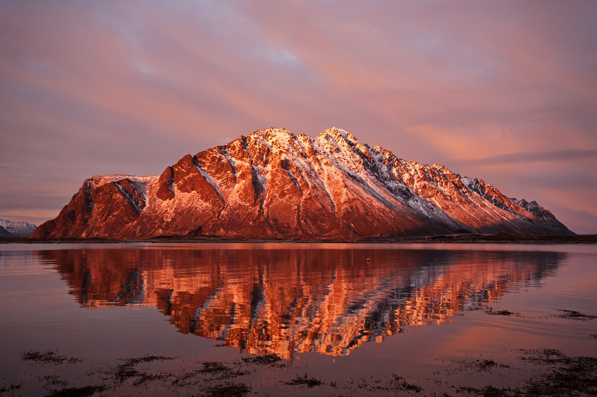 Reflection of mountain