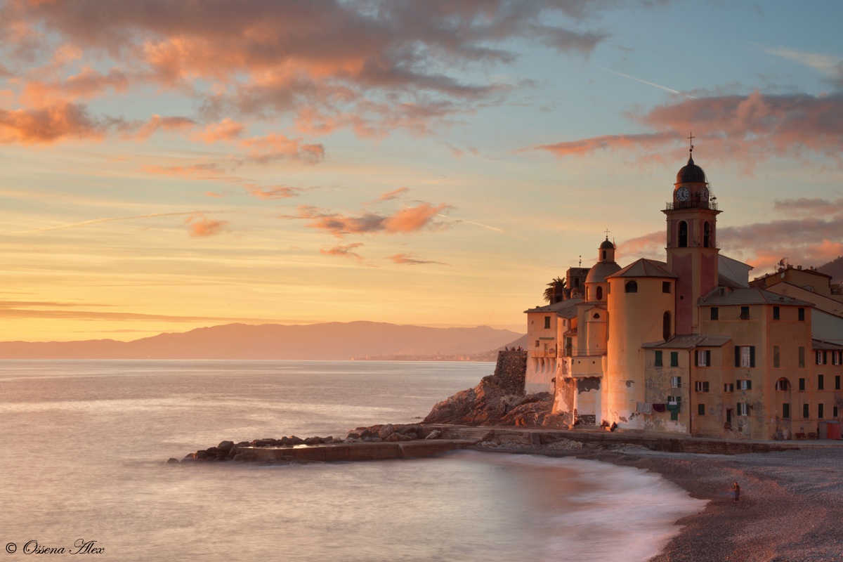 Tramonto a Camogli