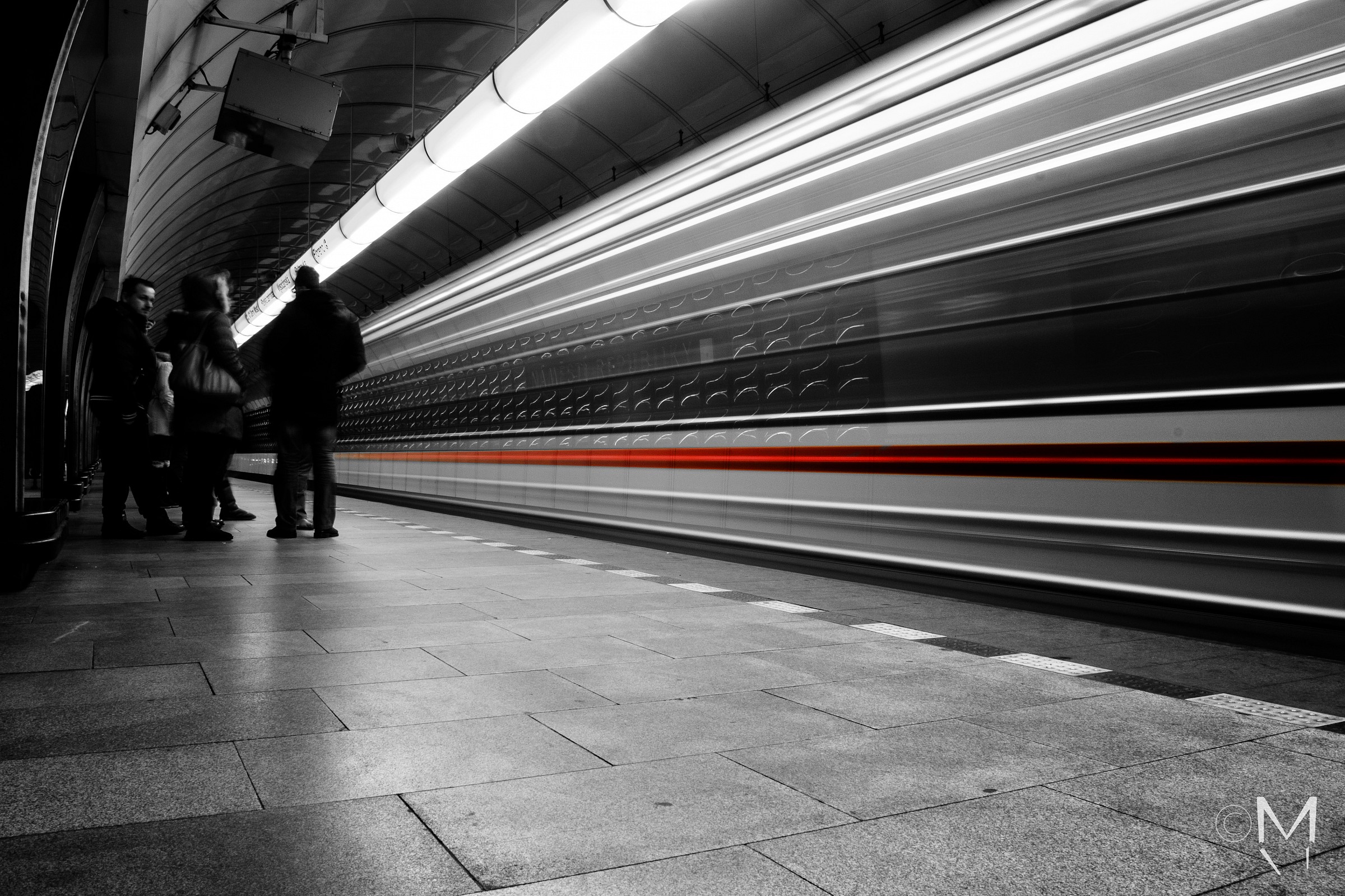 Take the red line ..