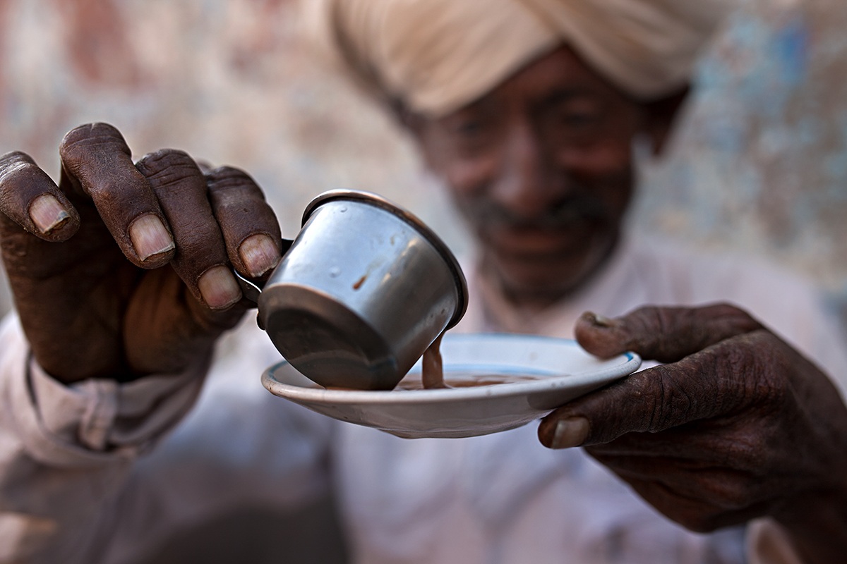 the time of tea .. India