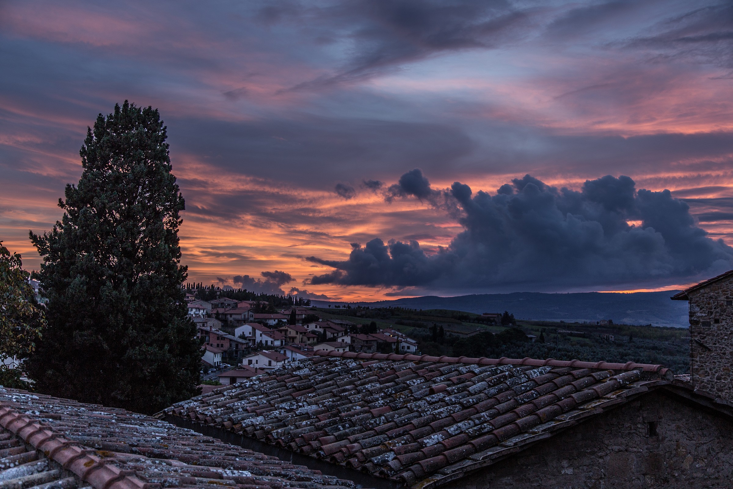 Panorama from the roof of San Quirico (yes)