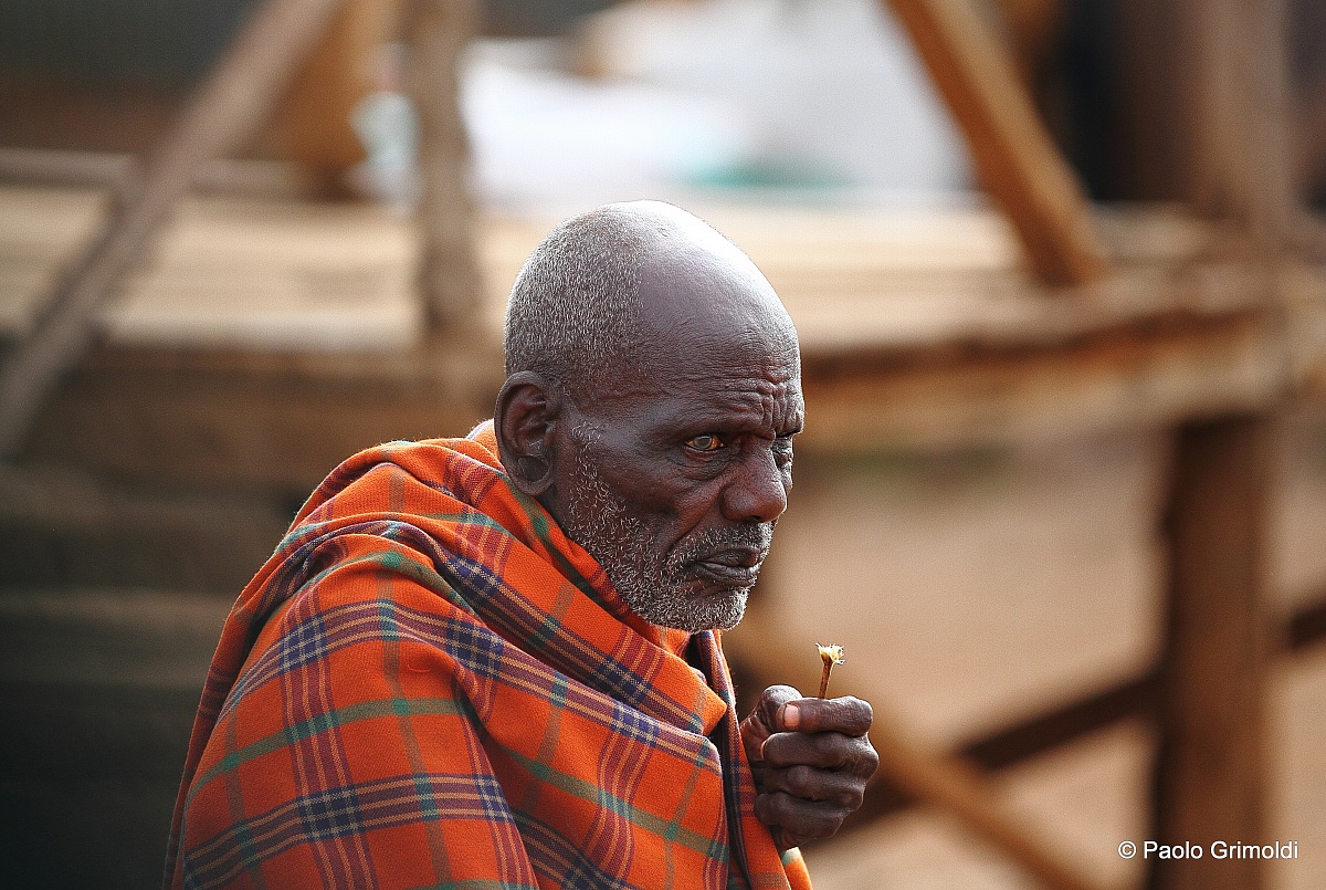 Old Masai - Kilimangiaro area -