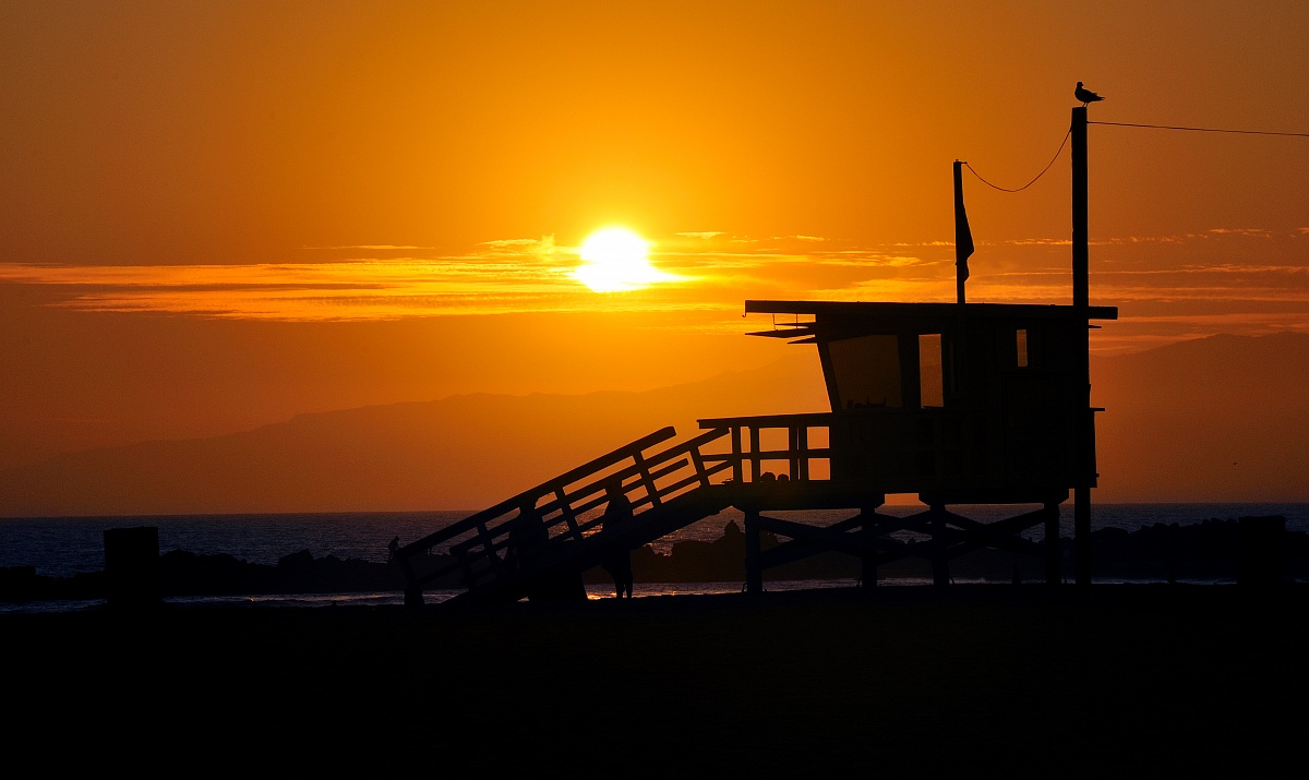 Santa Monica typical silhouette