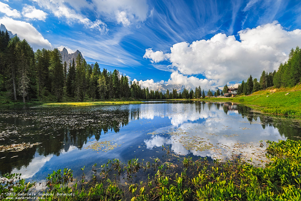 Lake in the Dolomites