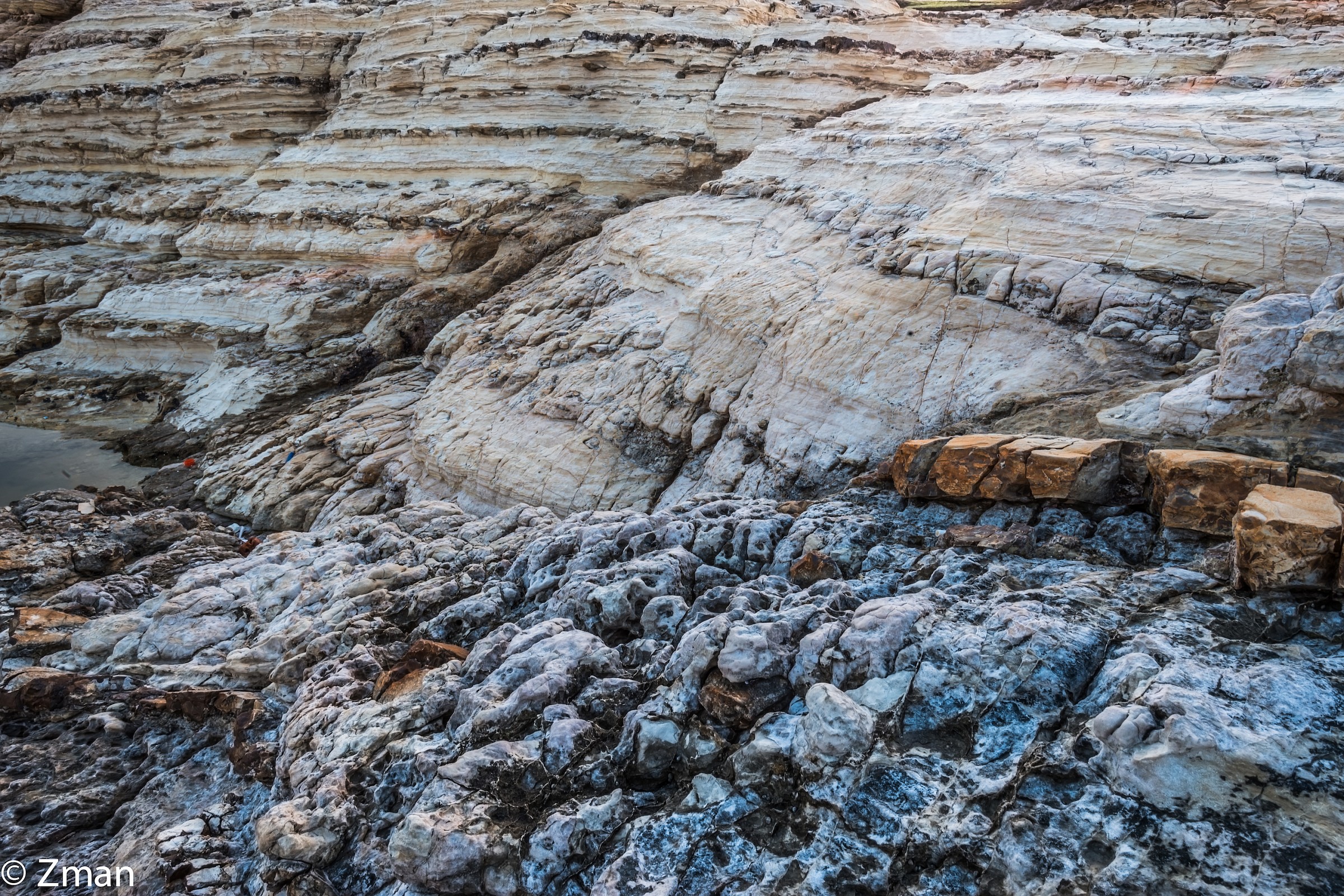The washed Rocks Near Alrawshe