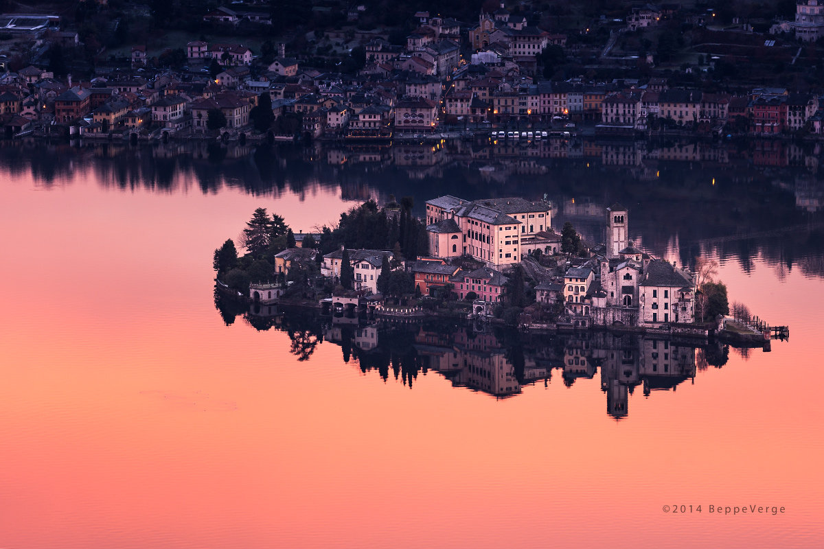Sunrise on Lake Orta