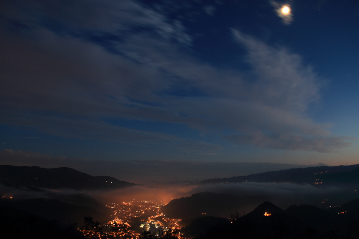 nebbie sulla valle dell'Agno