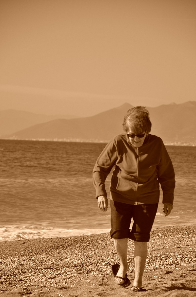 The steps of the time