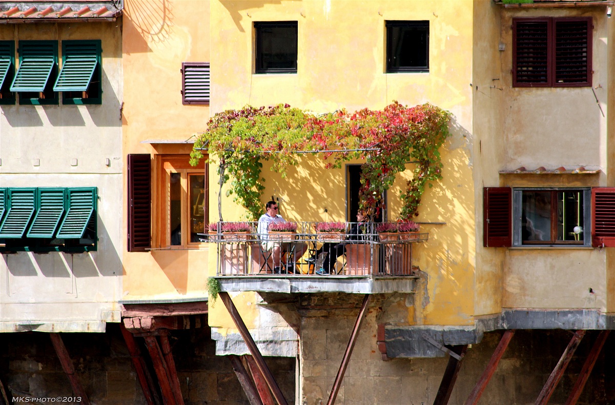 Firenze  Terazza con Vista (Ponte Vecchio)