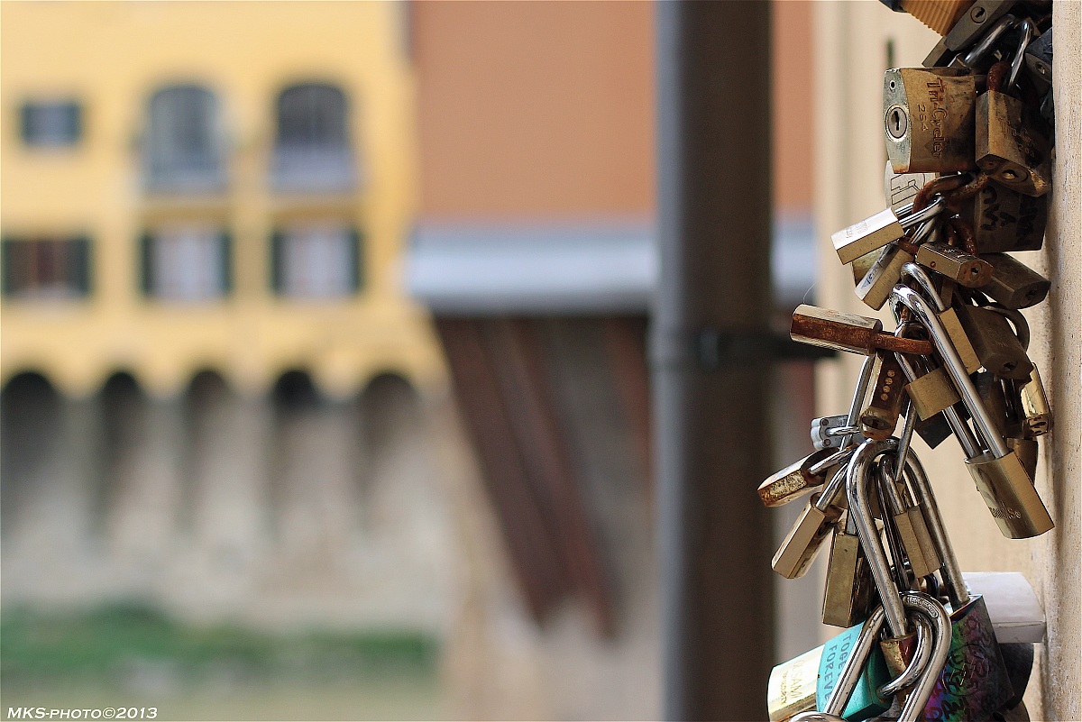 Ponte Vecchio e gli Innamorati