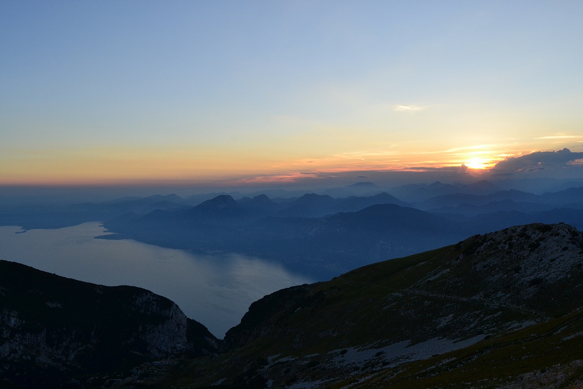 Lake Garda from the shelter Telegraph
