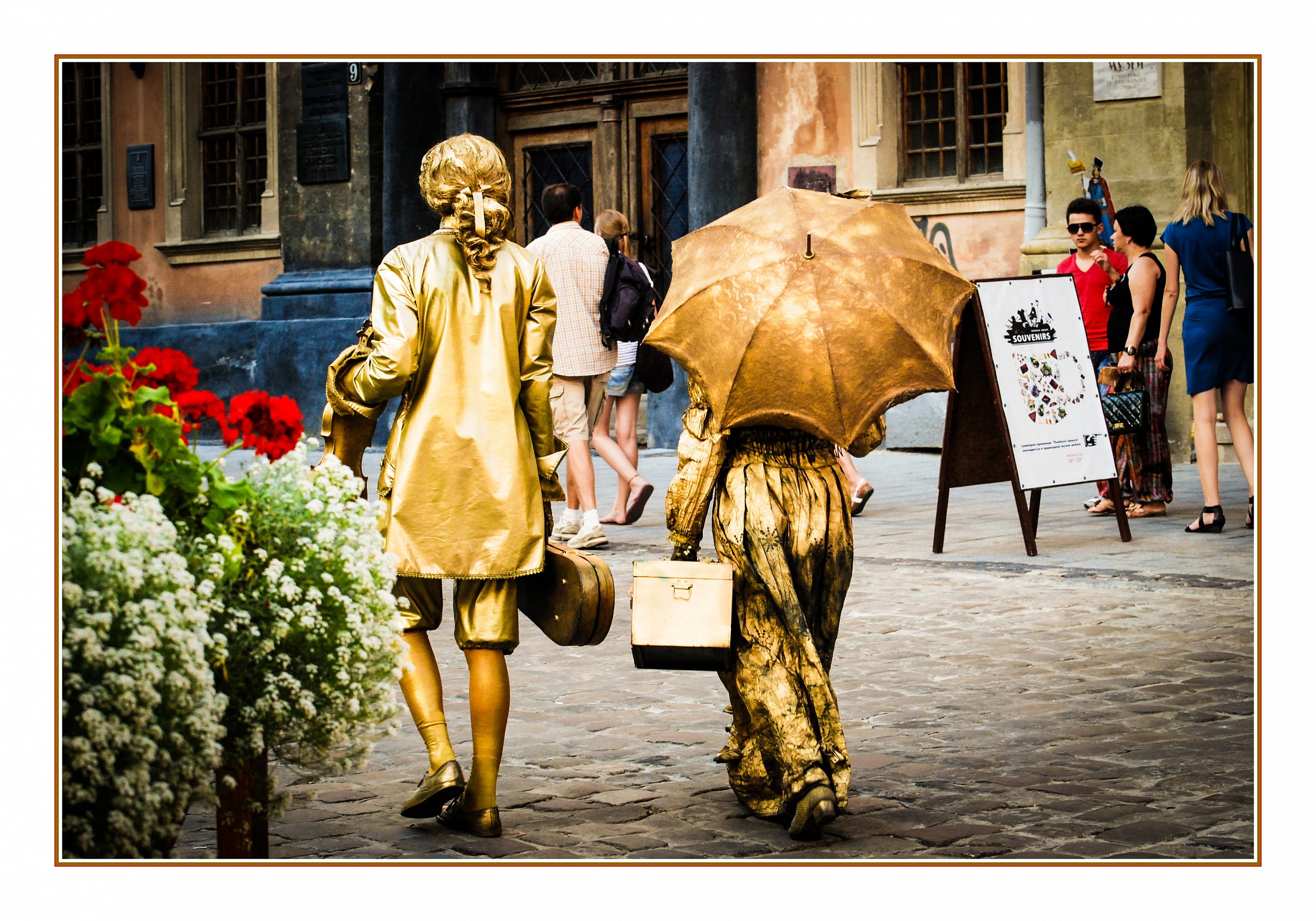 Walking in Lviv