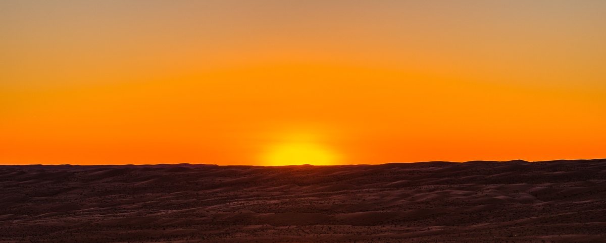 Oman - Tramonto sul Wahiba Sand