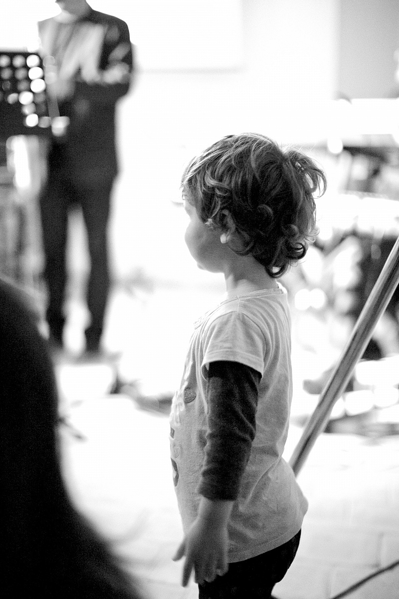 alle prove del concerto jazz