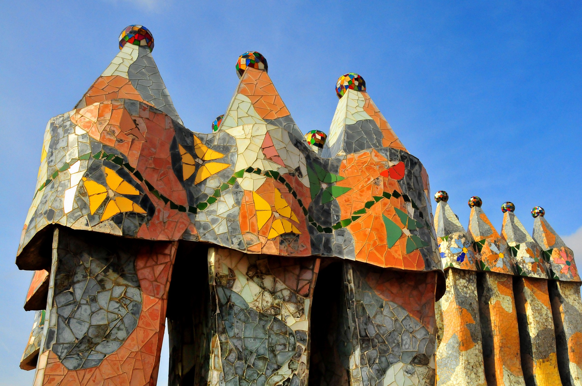 Barcellona - I camini di Gaudì