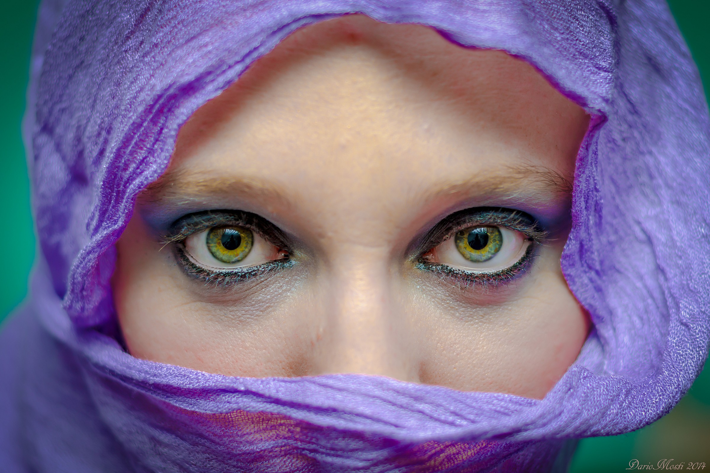 The depth of the look.