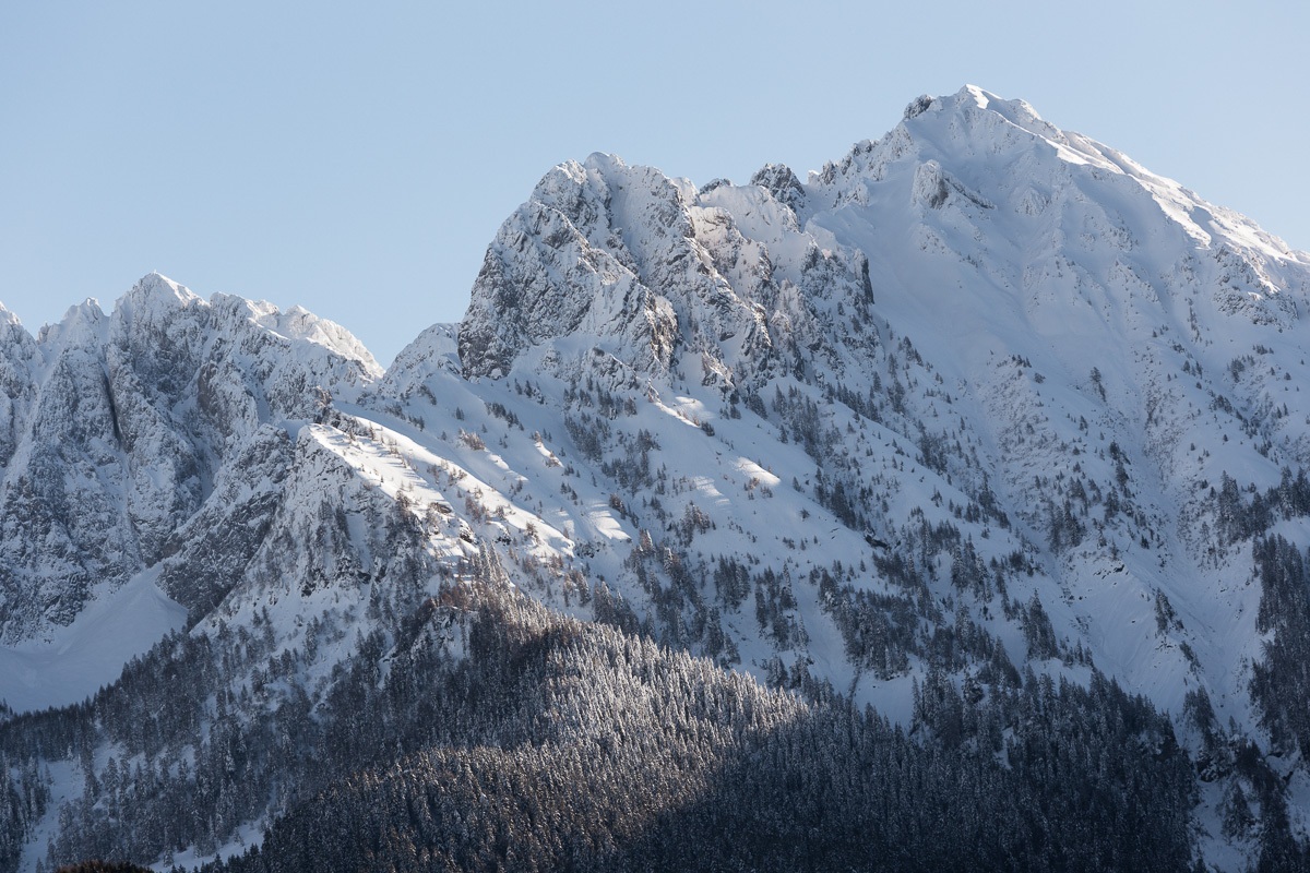 Il Pizzo Camino innevato...