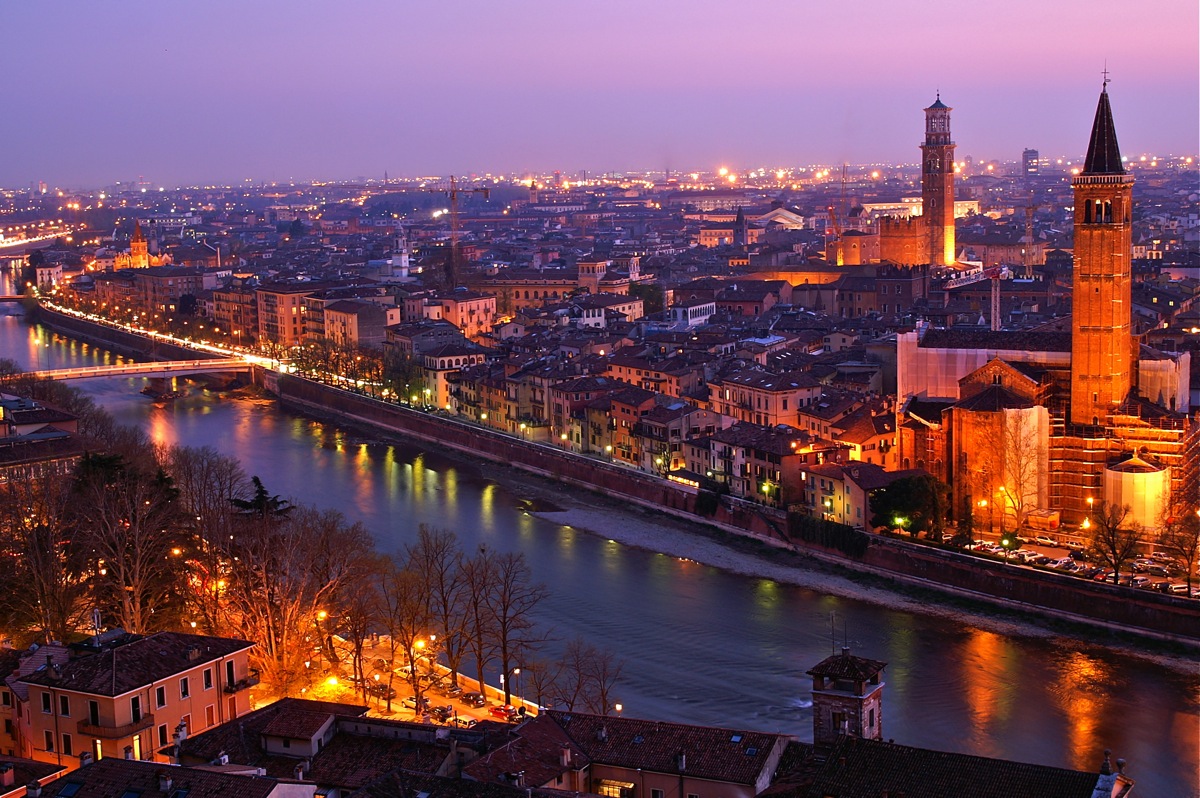 Lungadige di Verona da Castel S.Pietro