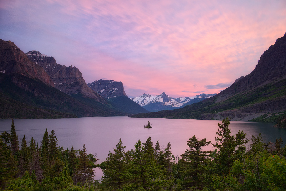 Goose Island, Glacier Park alba