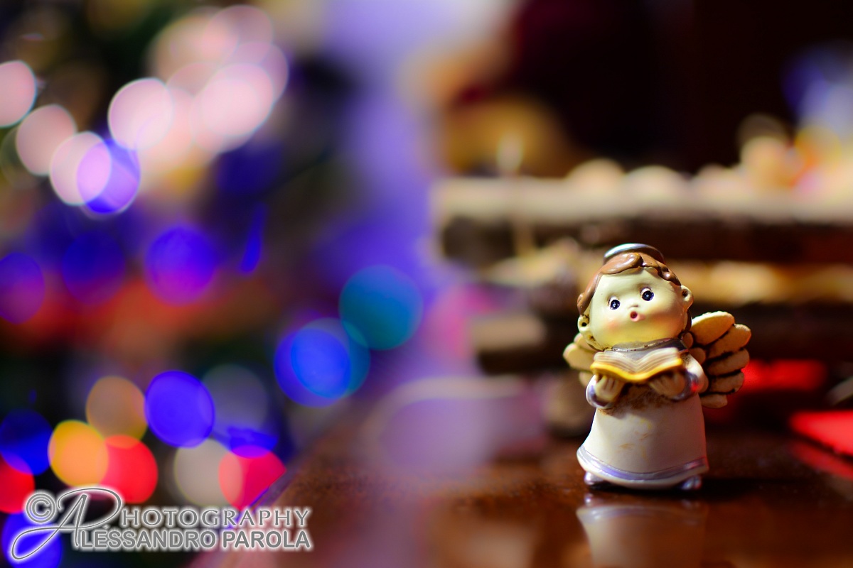 Christmas angel (bokeh)