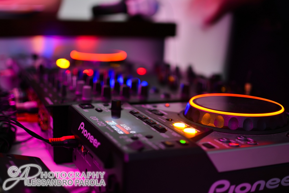 dj console on an evening sauce ;-)