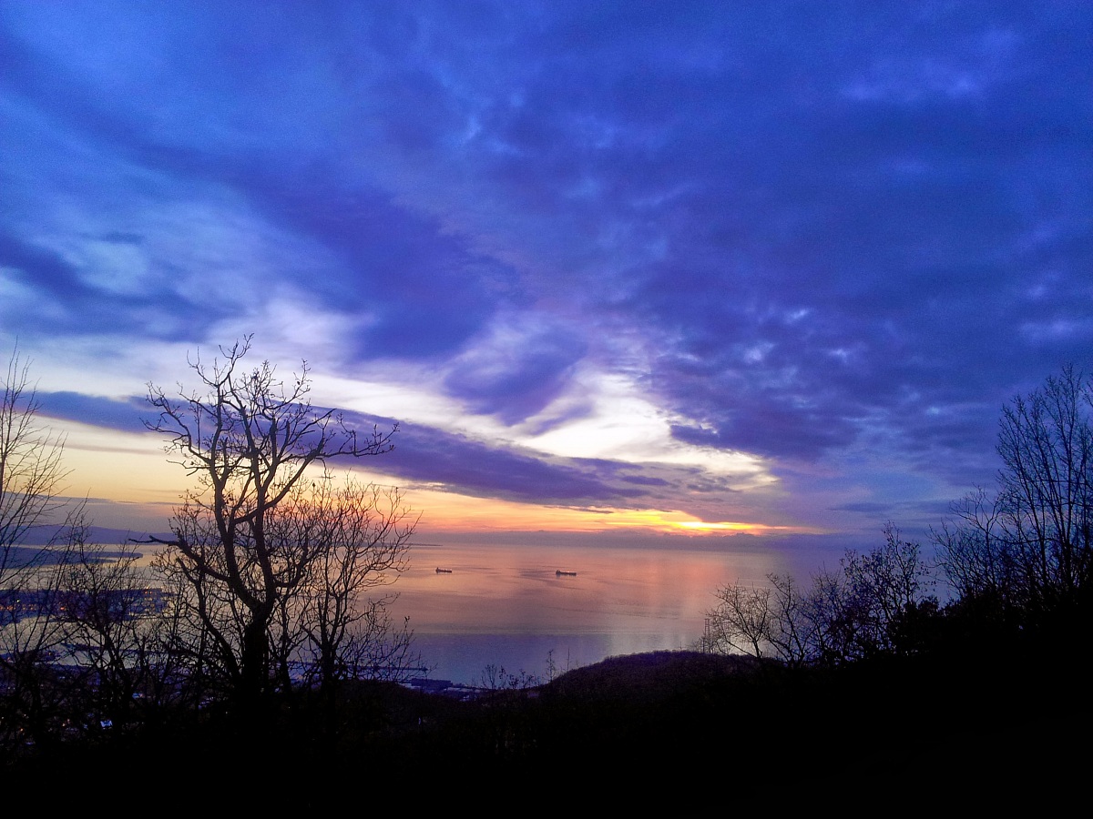 Il golfo  di Trieste dall'Obelisco