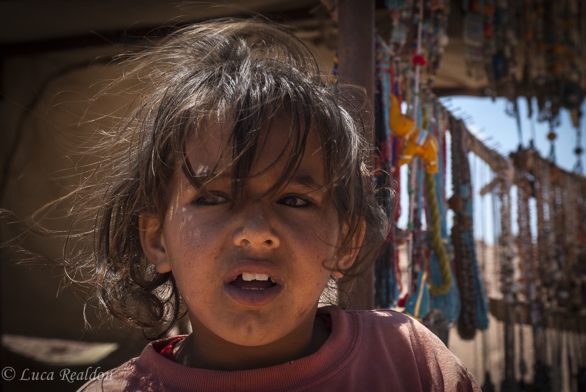 Petra, venditrice di souvenir