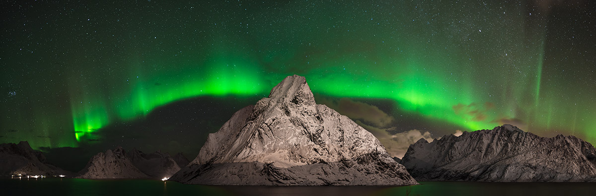 Aurora Boreale nei pressi di Reine