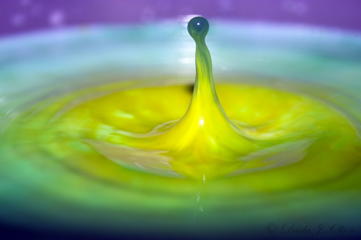 Latte Colorful goccia