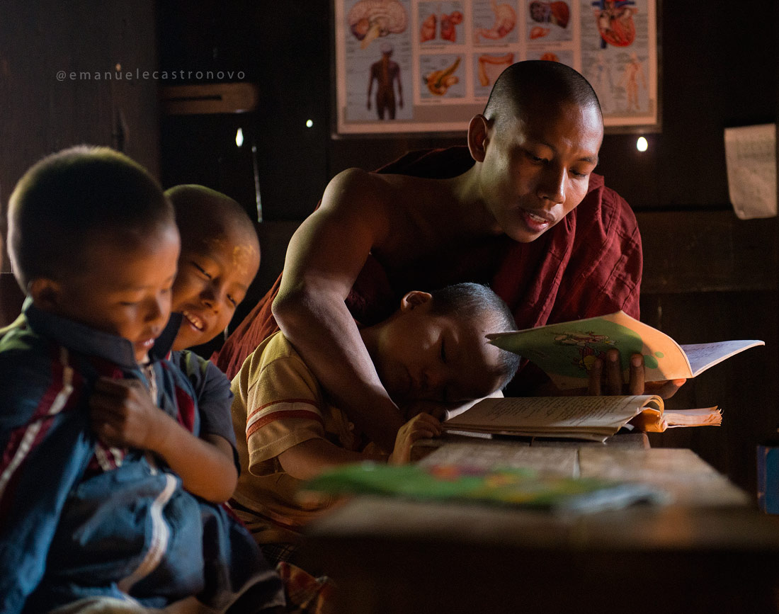 During the lesson ...