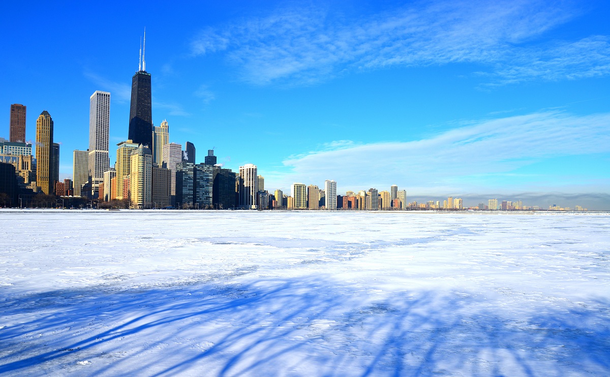 Lake Michigan and the John Hancock Center