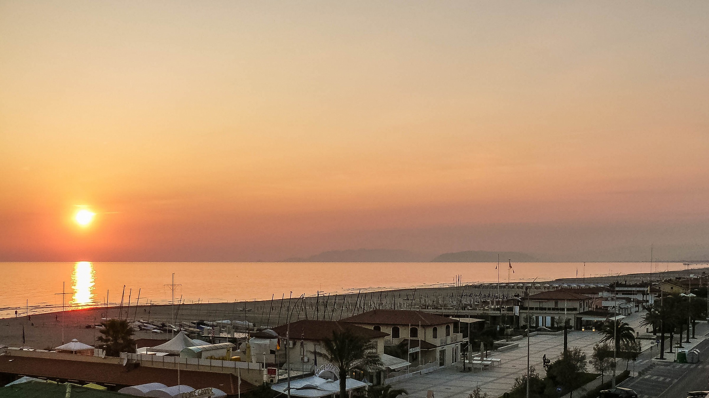 Sunset at Lido di Camaiore