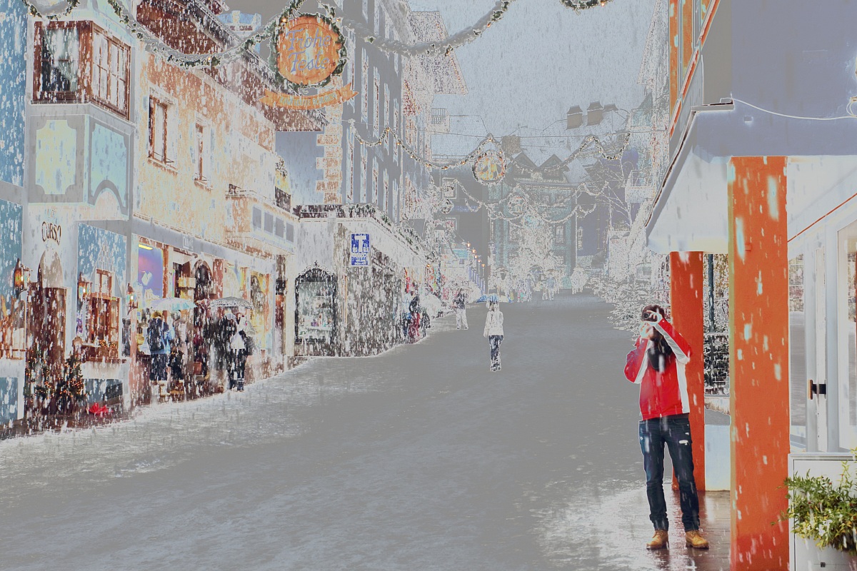 Photographer in action