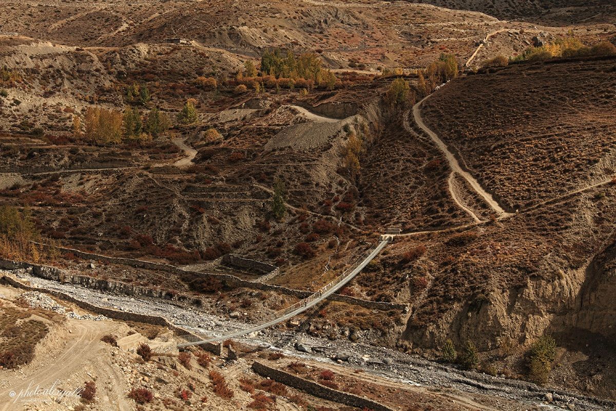 the bridge in Mustang - Nepal
