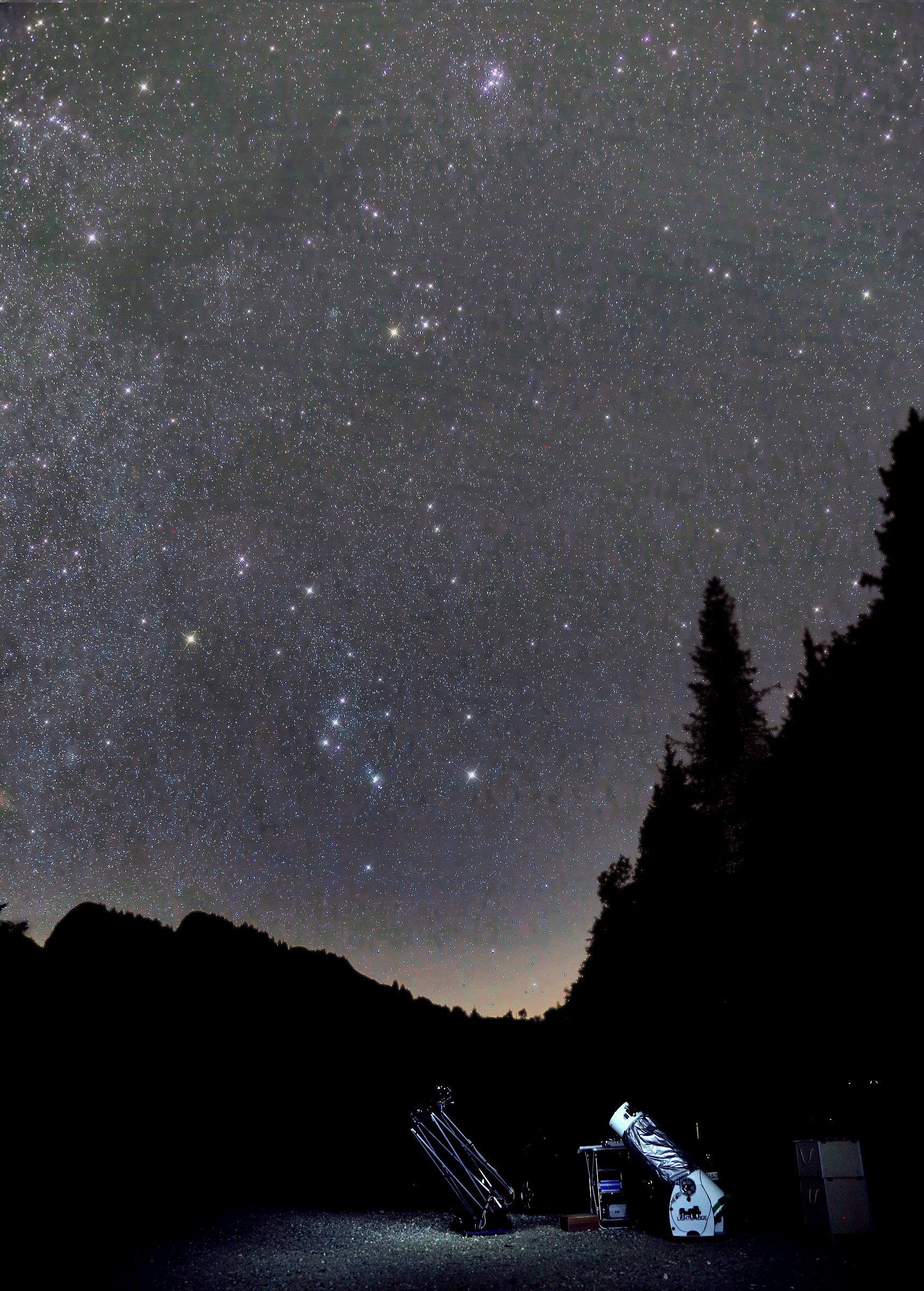 After a night of observation