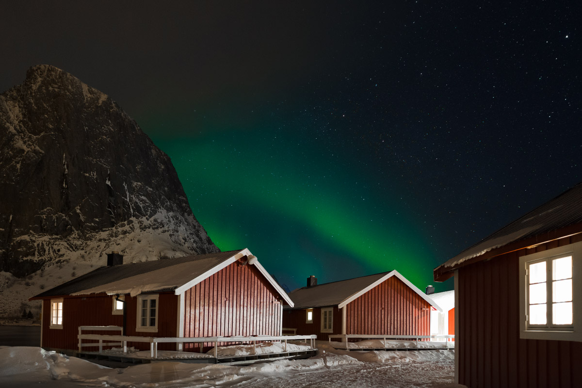 Aurora Boreale ad Hamnoy