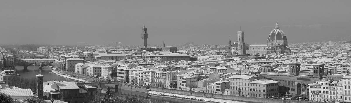 Firenze innevata