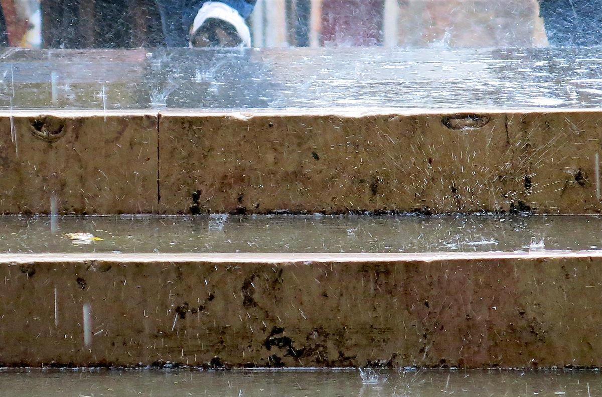 la pioggia a Venezia