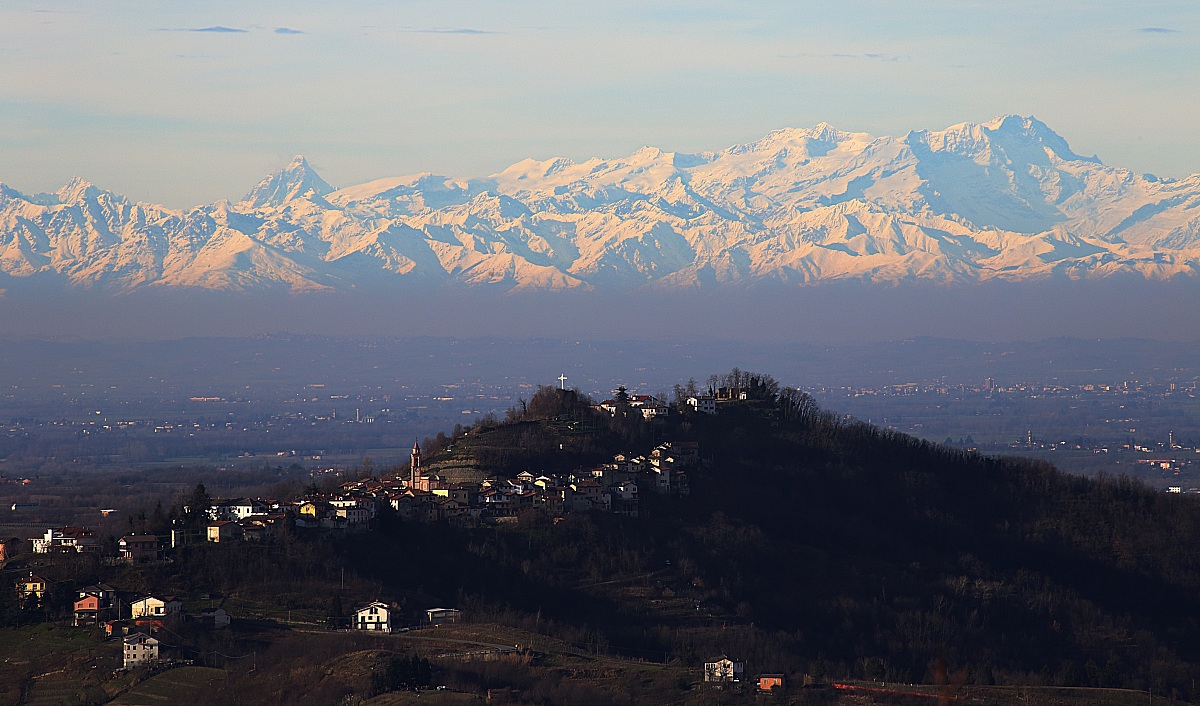 Le Alpi viste dalla Liguria