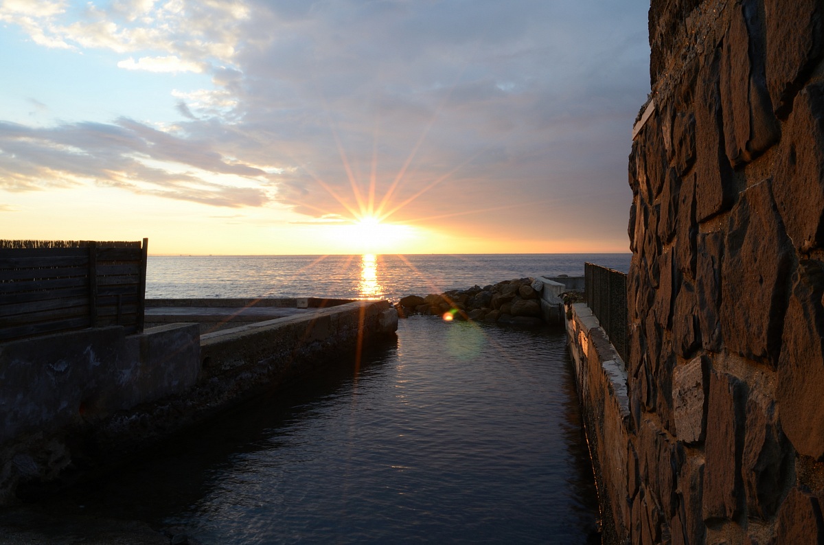l' alba a Santa Marinella