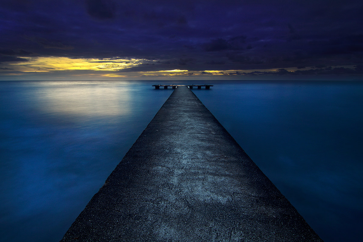 The calm of the storm.