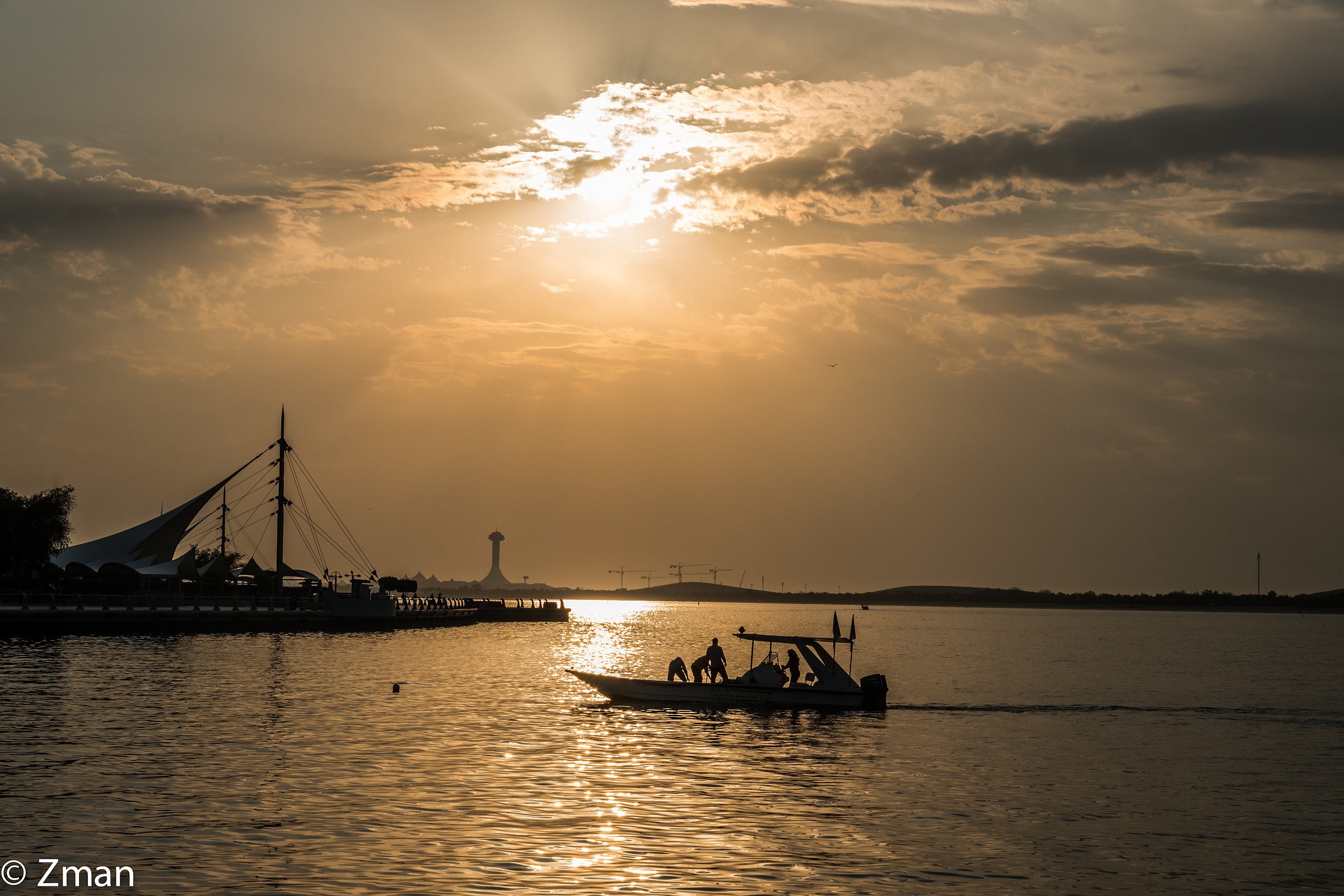 Sunset near the Corniche