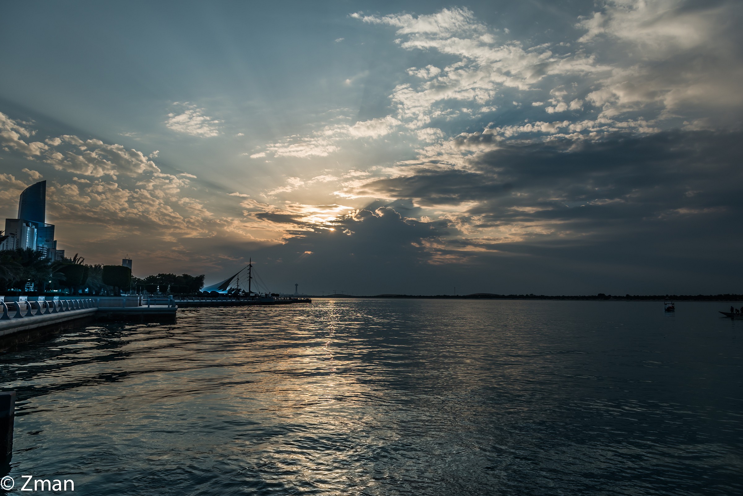 Tramonto vicino alla Corniche