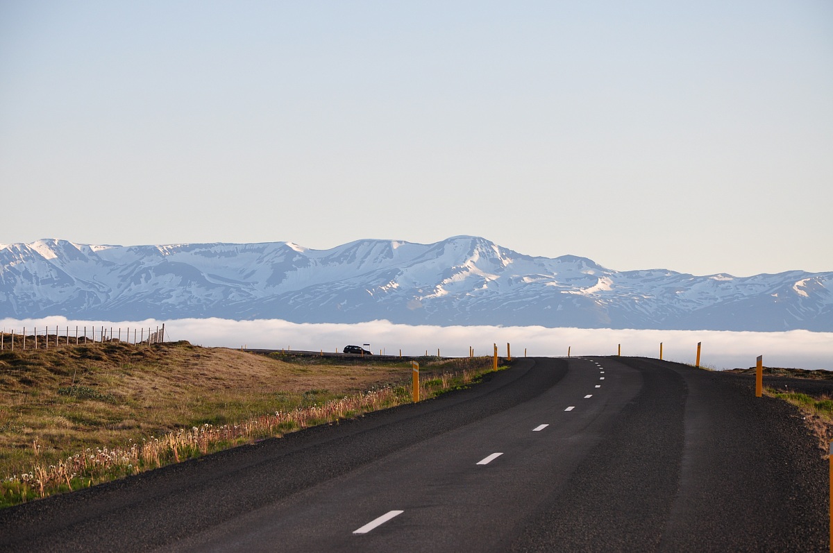 guidando verso Husavik
