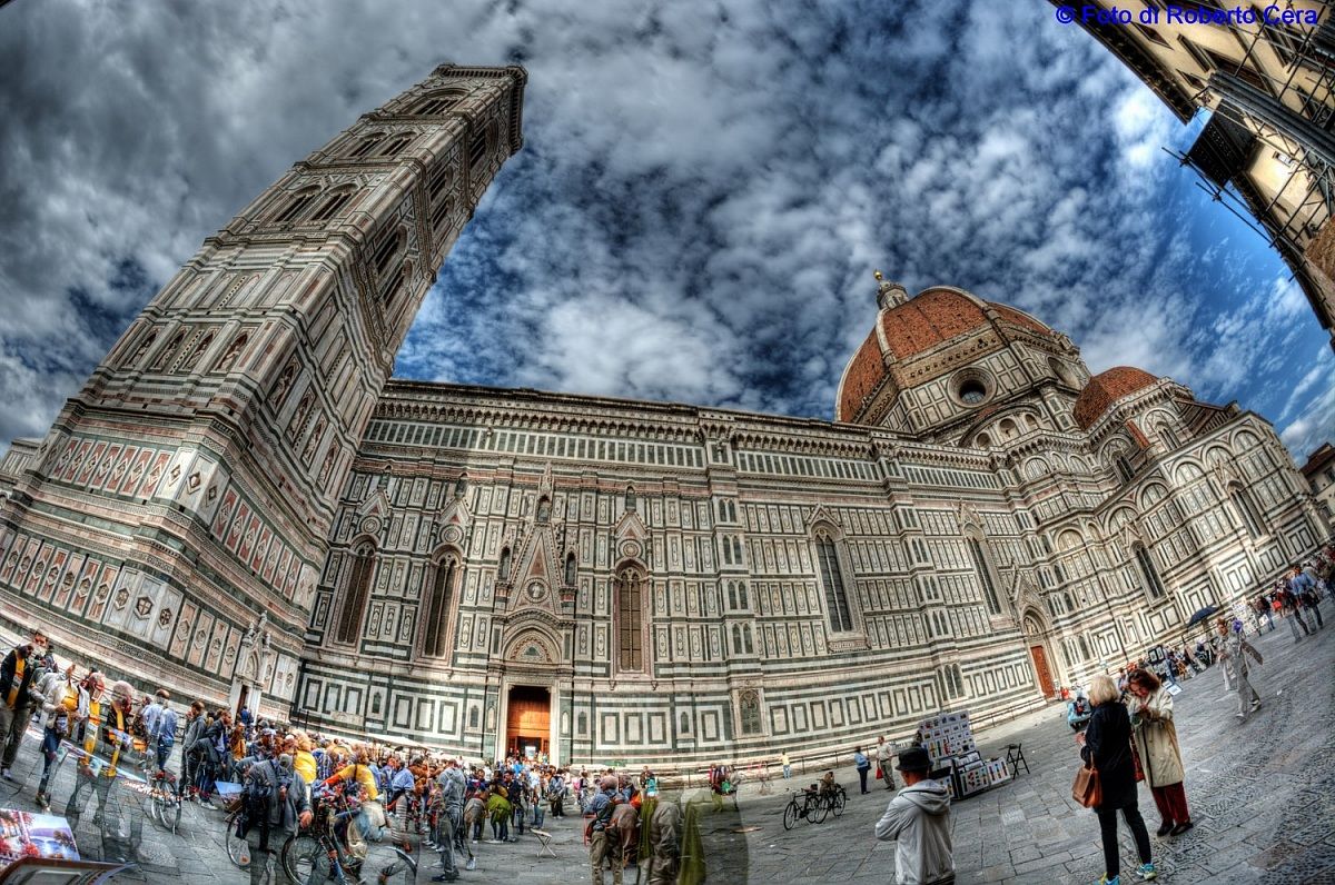 Distorted view of florence