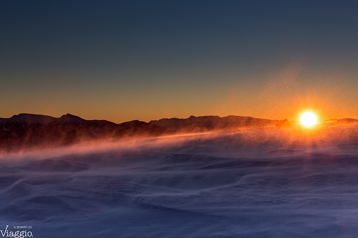 Alba sul monte Gazza (Trentino)