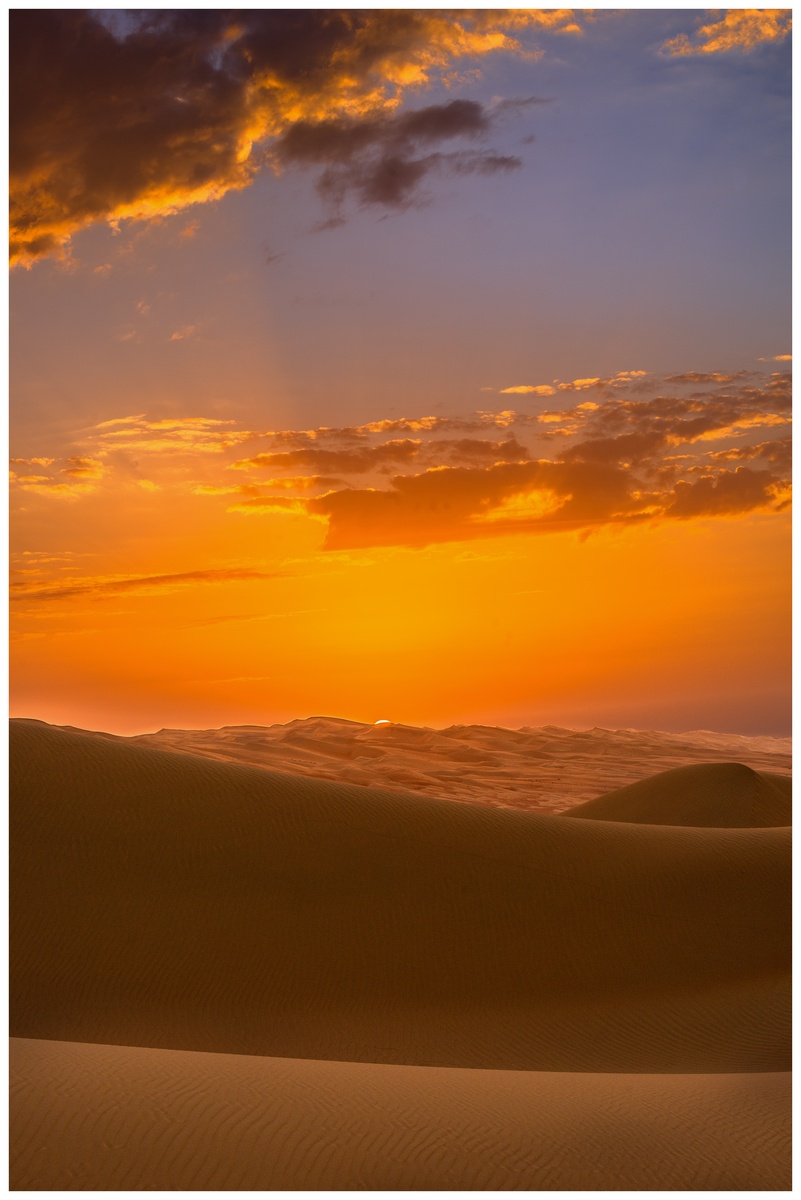 Sunset on Rub al-Khali